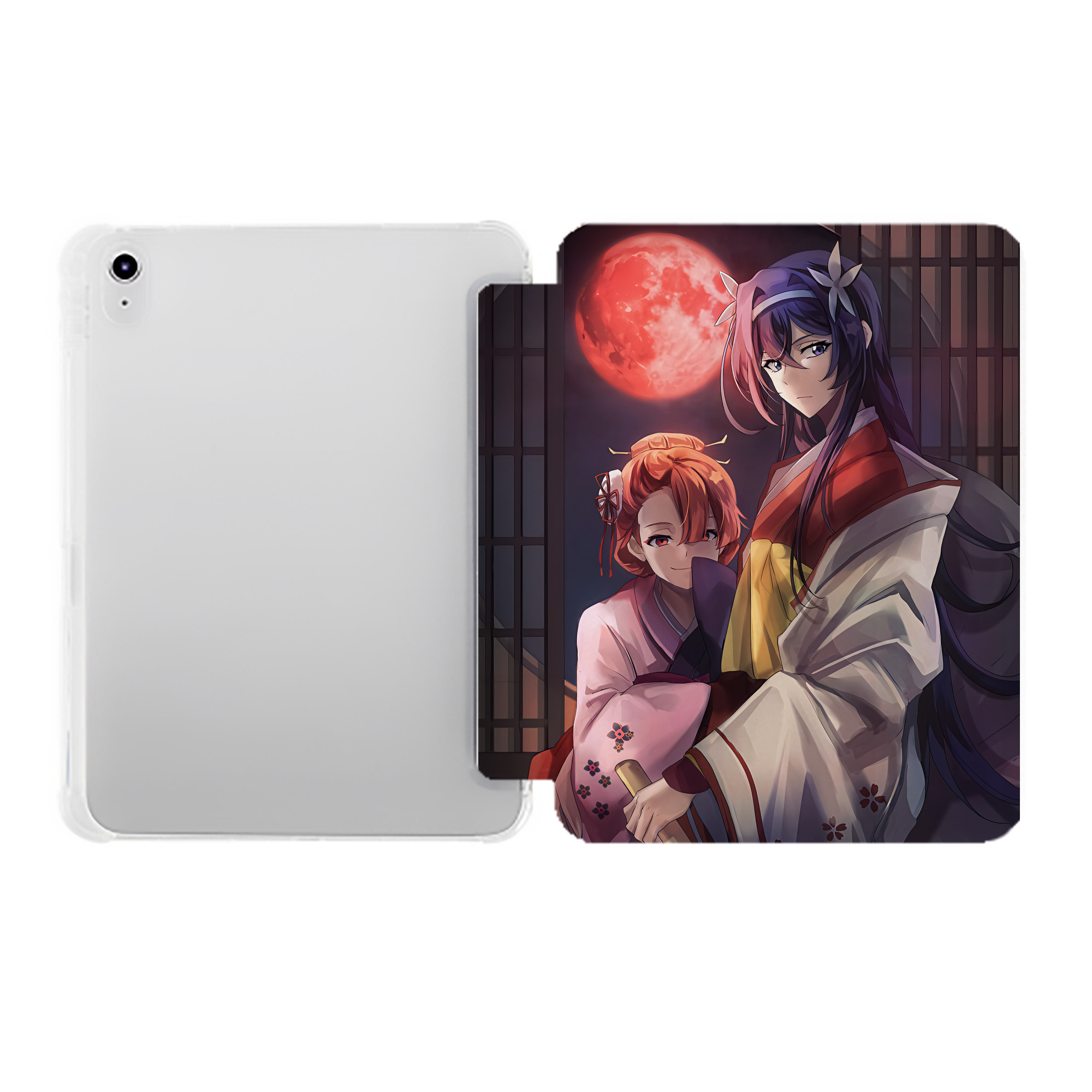 （画像用） 文豪ストレイドッグス Bungo Stray Dogs IPad ケース ペン収納付き 三つ折りスタンド PUレザー×シリコン 対応機種9.5/10.5/10.9インチ